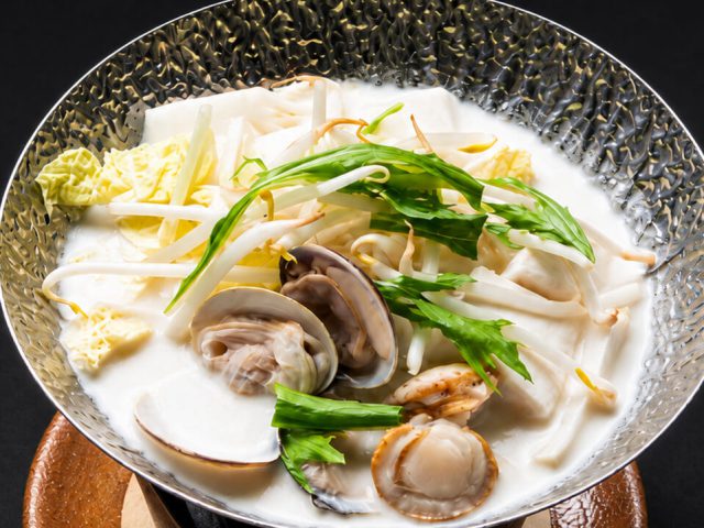 割烹富士_当店特製海鮮豆乳鍋