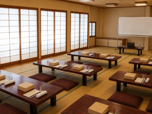 会議・研修の席