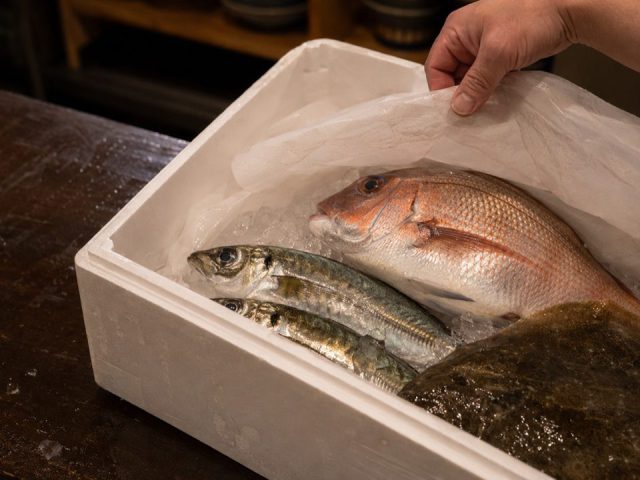 市場の鮮魚