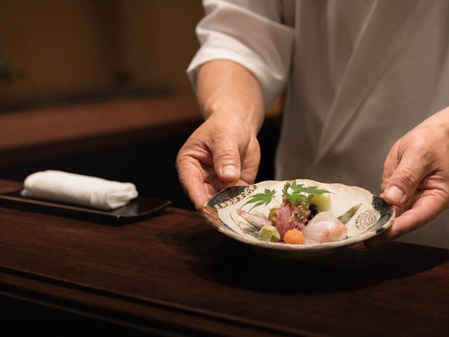 盛り付けの様子