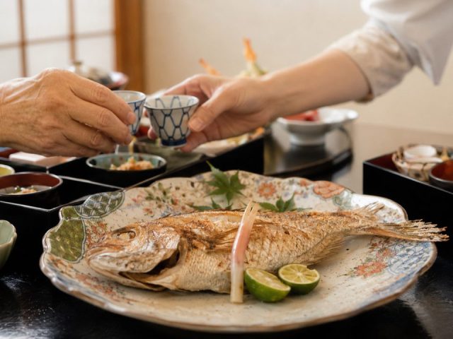 祝いの席・生花